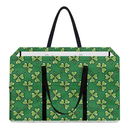 Cute Clover St. Patrick's Day Print Utility Tote Bag