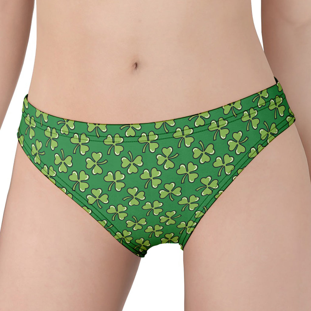 Cute Clover St. Patrick's Day Print Women's Panties