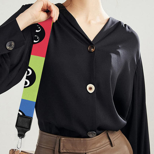 Cute Colorful Penguin Pattern Print Bag Strap