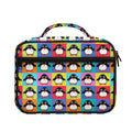 Cute Colorful Penguin Pattern Print Briefcase Bible Bag