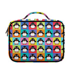 Cute Colorful Penguin Pattern Print Briefcase Bible Bag