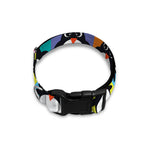 Cute Colorful Penguin Pattern Print Dog Collar