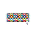 Cute Colorful Penguin Pattern Print Extended Mouse Pad