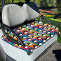 Cute Colorful Penguin Pattern Print Golf Cart Seat Cover