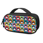 Cute Colorful Penguin Pattern Print Insulin Cooler Travel Case