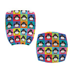 Cute Colorful Penguin Pattern Print Office Chair Cover