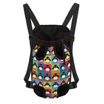 Cute Colorful Penguin Pattern Print Pet Carrier Backpack