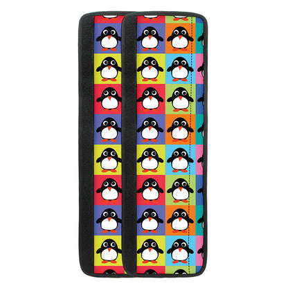 Cute Colorful Penguin Pattern Print Refrigerator Handle Covers
