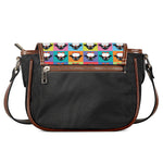 Cute Colorful Penguin Pattern Print Saddle Bag