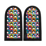 Cute Colorful Penguin Pattern Print Skillet Handle Cover