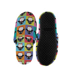 Cute Colorful Penguin Pattern Print Slippers