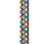 Cute Colorful Penguin Pattern Print Table Runner