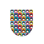 Cute Colorful Penguin Pattern Print Toilet Lid Cover