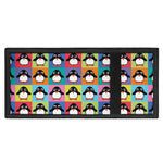 Cute Colorful Penguin Pattern Print Trifold Wallet