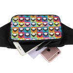 Cute Colorful Penguin Pattern Print Waist Bag