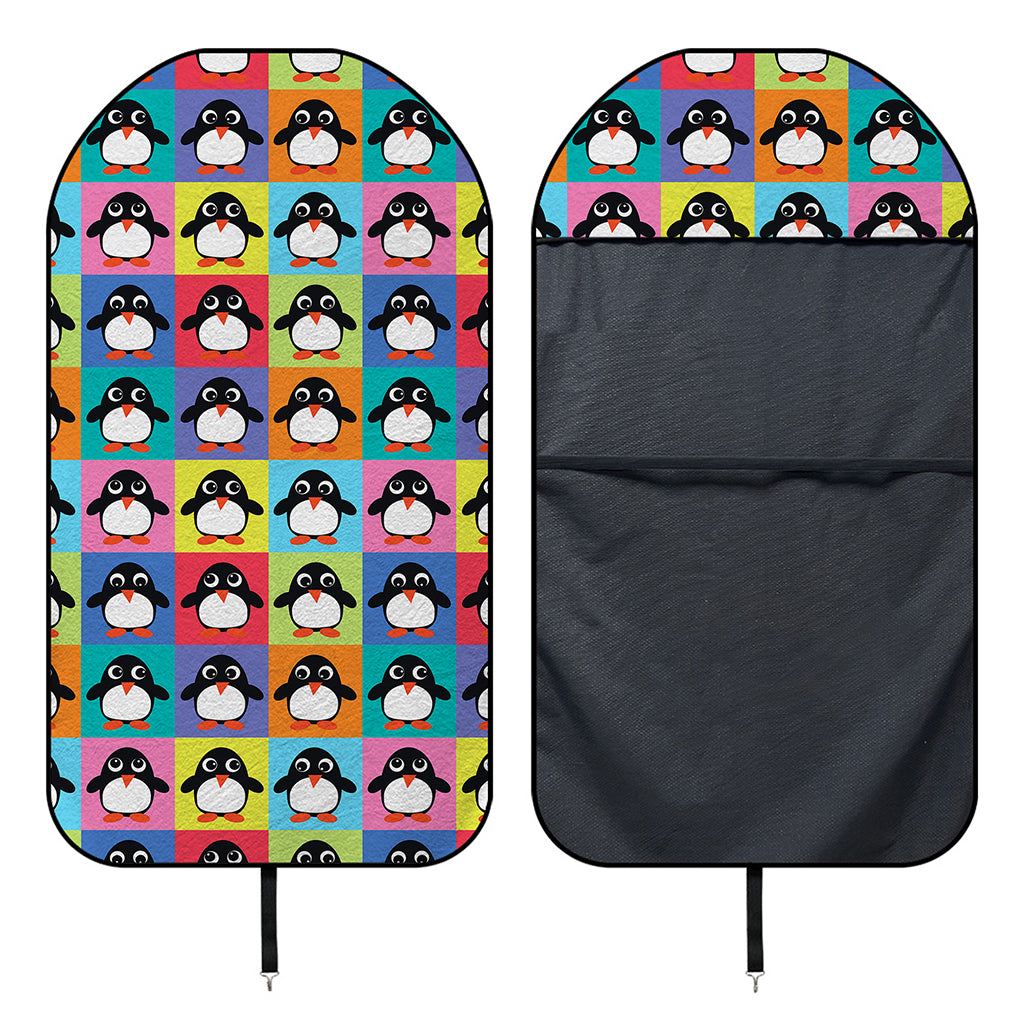 Cute Colorful Penguin Pattern Print Waterproof Car Seat Cover