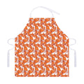 Cute Corgi Pattern Print Adjustable Apron