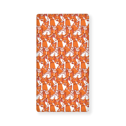 Cute Corgi Pattern Print Baby Crib Sheet