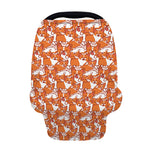 Cute Corgi Pattern Print Baby Seat Cover