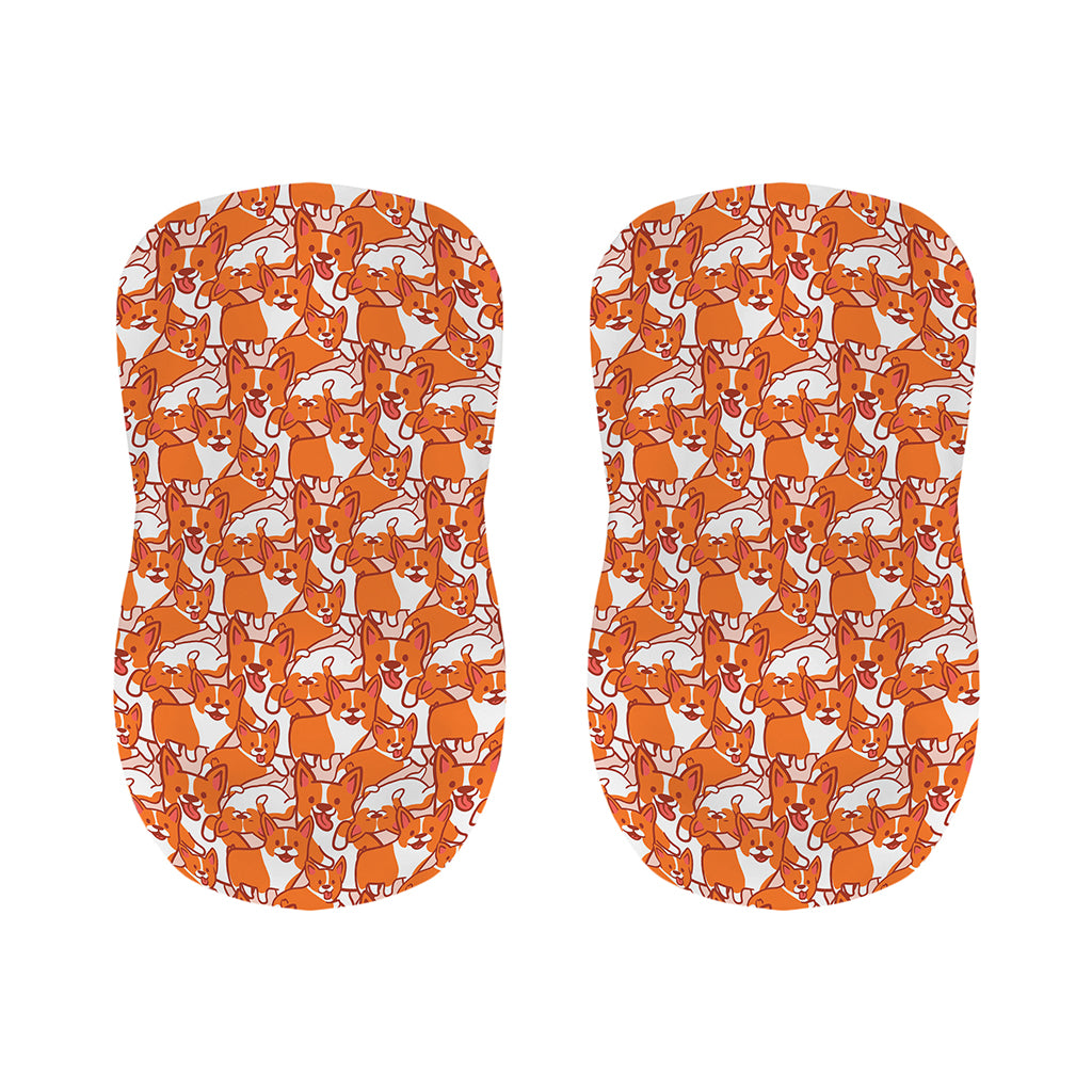 Cute Corgi Pattern Print Bar Stool Covers