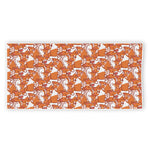 Cute Corgi Pattern Print Beach Towel