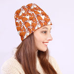Cute Corgi Pattern Print Beanie