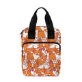 Cute Corgi Pattern Print Bible Tote Bag