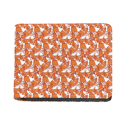 Cute Corgi Pattern Print Bifold Wallet