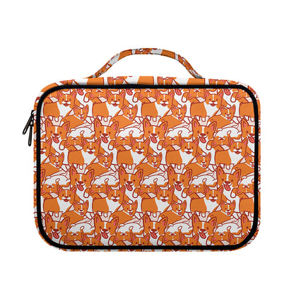 Cute Corgi Pattern Print Briefcase Bible Bag