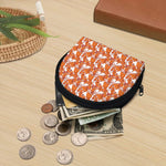 Cute Corgi Pattern Print Coin Purse