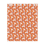 Cute Corgi Pattern Print Curtain
