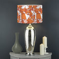 Cute Corgi Pattern Print Drum Lamp Shade
