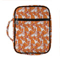 Cute Corgi Pattern Print Front Pocket Bible Bag