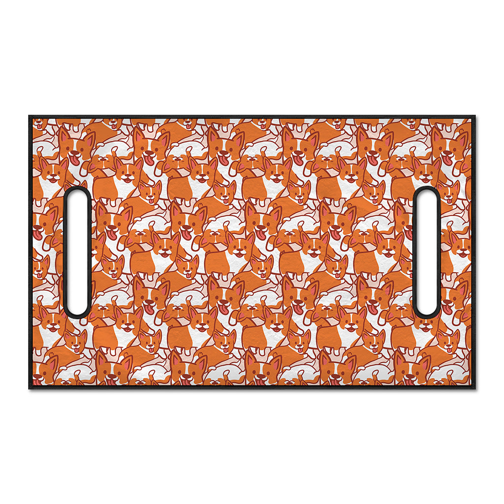 Cute Corgi Pattern Print Golf Cart Seat Cover