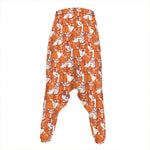 Cute Corgi Pattern Print Hammer Pants