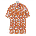 Cute Corgi Pattern Print Hawaiian Shirt