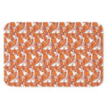 Cute Corgi Pattern Print Indoor Door Mat