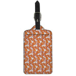 Cute Corgi Pattern Print Luggage Tag