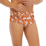 Cute Corgi Pattern Print Men's Briefs
