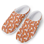 Cute Corgi Pattern Print Mesh Casual Shoes
