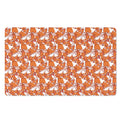 Cute Corgi Pattern Print Polyester Doormat
