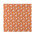 Cute Corgi Pattern Print Silk Bandana
