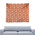 Cute Corgi Pattern Print Tapestry