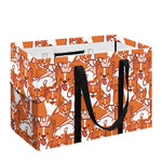 Cute Corgi Pattern Print Utility Tote Bag
