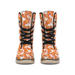 Cute Corgi Pattern Print Winter Boots