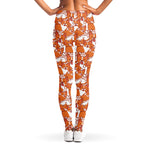 Cute Corgi Pattern Print Women's Leggings