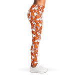 Cute Corgi Pattern Print Women's Leggings
