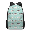 Cute Cow And Baby Cow Pattern Print 17 Inch Backpack