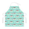 Cute Cow And Baby Cow Pattern Print Adjustable Apron