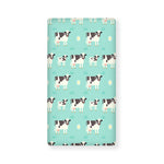 Cute Cow And Baby Cow Pattern Print Baby Crib Sheet